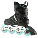 Łyżworolki NILS Extreme NA14174 A czarno-miętowe rozm. L (39-42)