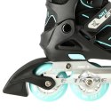 Łyżworolki NILS Extreme NA14174 A czarno-miętowe rozm. L (39-42)