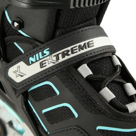 Łyżworolki NILS Extreme NA14174 A czarno-miętowe rozm. L (39-42) Łyżworolki NILS Extreme NA14174 A czarno-miętowe rozm. L (39-42)