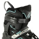 Łyżworolki NILS Extreme NA14174 A czarno-miętowe rozm. M (35-38)