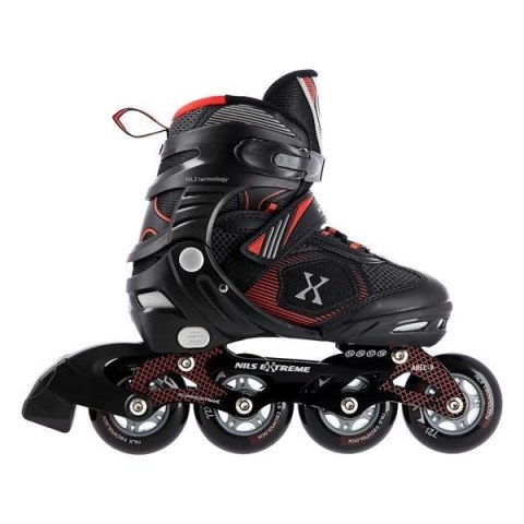 Łyżworolki NILS Extreme NA9080 czarno-czerwone rozm. L (39-42) Łyżworolki NILS Extreme NA9080 czarno-czerwone rozm. L (39-42)