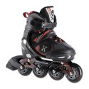 Łyżworolki NILS Extreme NA9080 czarno-czerwone rozm. L (39-42)