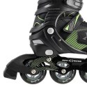 Łyżworolki NILS Extreme NA9080 czarno-zielone rozm. L (39-42)
