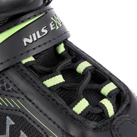 Łyżworolki NILS Extreme NA9080 czarno-zielone rozm. L (39-42) Łyżworolki NILS Extreme NA9080 czarno-zielone rozm. L (39-42)