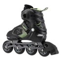 Łyżworolki NILS Extreme NA9080 czarno-zielone rozm. M (35-38)