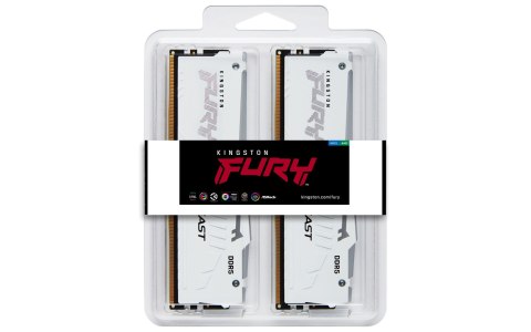 Kingston FURY DDR5 128GB (4x32GB) 5600MHz CL40 Beast White RGB Kingston FURY DDR5 128GB (4x32GB) 5600MHz CL40 Beast White RGB