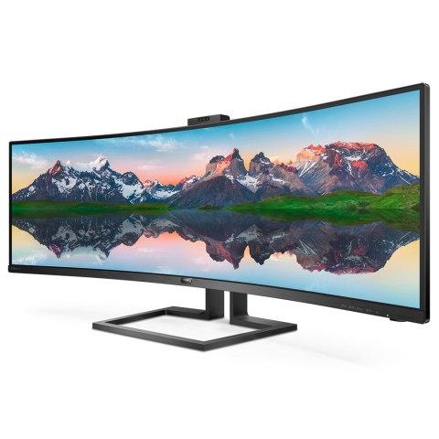 Monitor Philips 499P9H/00 (48,8"; VA; 5120x1440; DisplayPort, HDMI x2; kolor czarny) Monitor Philips 499P9H/00 (48,8"; VA; 5120x1440; DisplayPort, HDMI x2; kolor czarny)