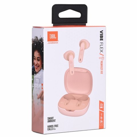 Słuchawki JBL Vibe Flex (beżowe, bezprzewodowe) Słuchawki JBL Vibe Flex (beżowe, bezprzewodowe)