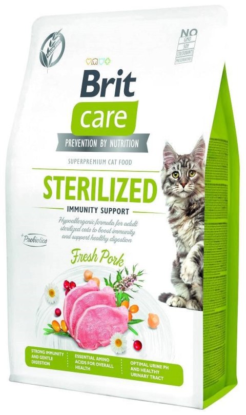 BRIT Care Sterilized Immunity&Support - sucha karma dla kota - 2 kg BRIT Care Sterilized Immunity&Support - sucha karma dla kota - 2 kg