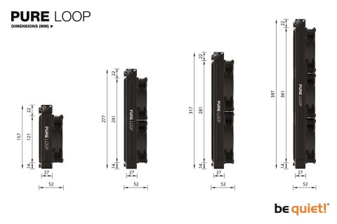 CHŁODZENIE BE QUIET! Pure Loop 280mm CHŁODZENIE BE QUIET! Pure Loop 280mm