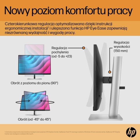 MONITOR HP LED 23,8" E24 G5 (6N6E9AA) MONITOR HP LED 23,8" E24 G5 (6N6E9AA)