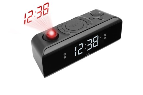 Radiobudzik JVC RA-E211B black Radiobudzik JVC RA-E211B black