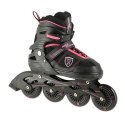 Łyżworolki NILS Extreme NA19088 czarno-różowe rozm. M (35-38)