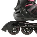 Łyżworolki NILS Extreme NA19088 czarno-różowe rozm. M (35-38)