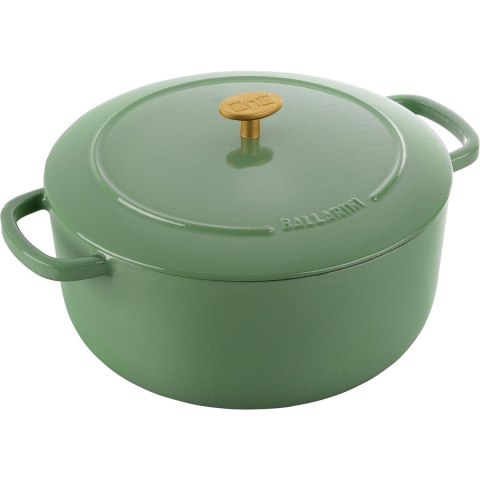 Garnek żeliwny okrągły Ballarini Bellamonte - 7 ltr, Zielony Garnek żeliwny okrągły Ballarini Bellamonte - 7 ltr, Zielony