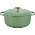 Garnek żeliwny okrągły Ballarini Bellamonte - Zielony, 5.5 ltr