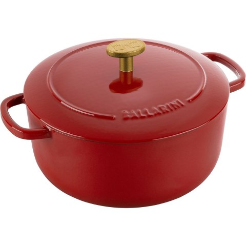 Garnek żeliwny okrągły Ballarini Bellamonte - Czerwony, 2.6 ltr Garnek żeliwny okrągły Ballarini Bellamonte - Czerwony, 2.6 ltr