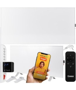 Panel grzewczy IR CRONOS Synthelith PRO CRP-770TWP WHITE TUYA