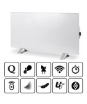 Panel grzewczy IR CRONOS Synthelith PRO CRP-770TWP WHITE TUYA