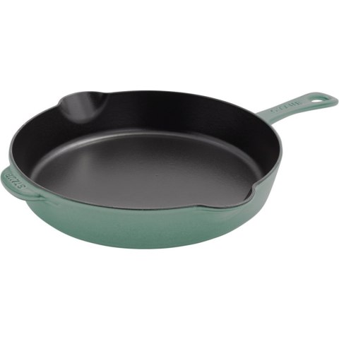 Patelnia żeliwna z metalowym uchwytem Staub - 28 cm, Eukaliptusowy Patelnia żeliwna z metalowym uchwytem Staub - 28 cm, Eukaliptusowy