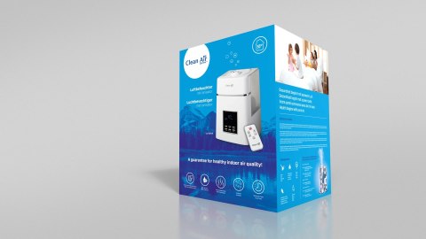 Nawilżacz ultradźwiękowy Clean Air Optima CA-604 WHITE (130W, 38W; kolor biały) Nawilżacz ultradźwiękowy Clean Air Optima CA-604 WHITE (130W, 38W; kolor biały)