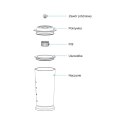 POWERNEED KIELICHOWY BLENDER PRÓŻNIOWY SOUS VIDE 1500ML, 800W, 21000RPM, MAKS. 40ST.C, CZARNY, SF-711