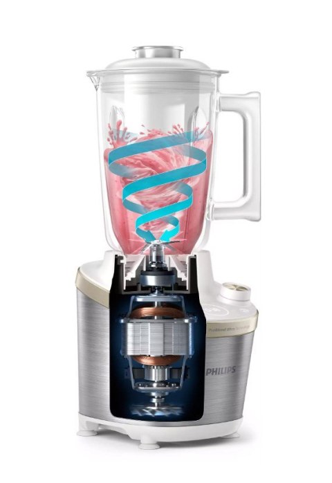 Philips | Blender szybkoobrotowy Atlantic | HR3760/01 Seria 7000 | Blat stołu | 1500 W | Materiał słoika Szkło | Pojemność słoik Philips | Blender szybkoobrotowy Atlantic | HR3760/01 Seria 7000 | Blat stołu | 1500 W | Materiał słoika Szkło | Pojemność słoik