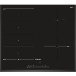 Bosch | PXE651FC1E | płyta grzewcza | Indukcja | Liczba palników/stref grzejnych 4 | Funkcja DirectSelect | Zegar | Czarny | Wyś