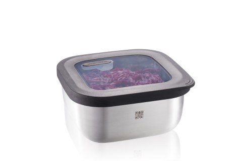 Pojemnik stalowy kwadratowy 900 ml GEFU PROVIDO G-12778 Pojemnik stalowy kwadratowy 900 ml GEFU PROVIDO G-12778