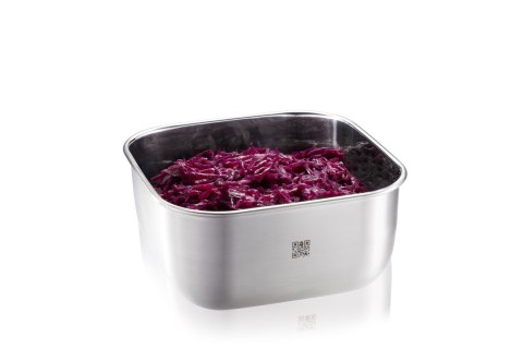 Pojemnik stalowy kwadratowy 900 ml GEFU PROVIDO G-12778 Pojemnik stalowy kwadratowy 900 ml GEFU PROVIDO G-12778