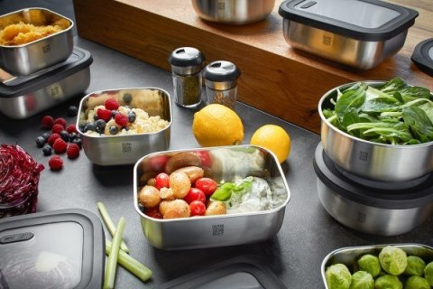 Pojemnik stalowy okrągły 500 ml GEFU PROVIDO G-12771 Pojemnik stalowy okrągły 500 ml GEFU PROVIDO G-12771