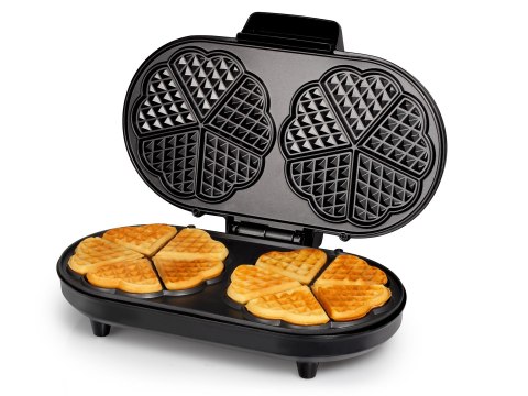 Trójgwiazda | WF-2120 | Gofrownica | 1200 W | Liczba ciast 10 | W kształcie serca | Czarny Trójgwiazda | WF-2120 | Gofrownica | 1200 W | Liczba ciast 10 | W kształcie serca | Czarny