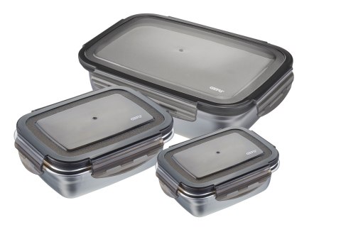 Zestaw 3 pojemników GEFU PREPPO G-89522 Zestaw 3 pojemników GEFU PREPPO G-89522