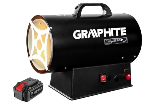 Nagrzewnica gazowa 15KW Graphite 58GE100 Nagrzewnica gazowa 15KW Graphite 58GE100