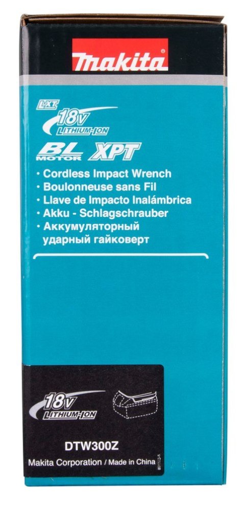 MAKITA KLUCZ UDAROWY 18V 1/2" 330Nm BEZ AKUMULATORÓW I ŁADOWARKI DTW300Z MAKITA KLUCZ UDAROWY 18V 1/2" 330Nm BEZ AKUMULATORÓW I ŁADOWARKI DTW300Z