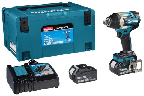 MAKITA KLUCZ UDAROWY 18V 1/2" 700Nm 2x5,0Ah WALIZKA MAKPAC DTW701RTJ