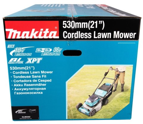 MAKITA KOSIARKA 2x18V 53cm BEZ AKUMULATORÓW I ŁADOWARKI DLM530Z MAKITA KOSIARKA 2x18V 53cm BEZ AKUMULATORÓW I ŁADOWARKI DLM530Z