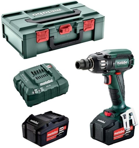 METABO KLUCZ UDAROWY 18V 1/2" 400Nm 2x4,0Ah LI-ION BEZSZCZOTKOWY SSW 18V LTX 400 BL METABO KLUCZ UDAROWY 18V 1/2" 400Nm 2x4,0Ah LI-ION BEZSZCZOTKOWY SSW 18V LTX 400 BL