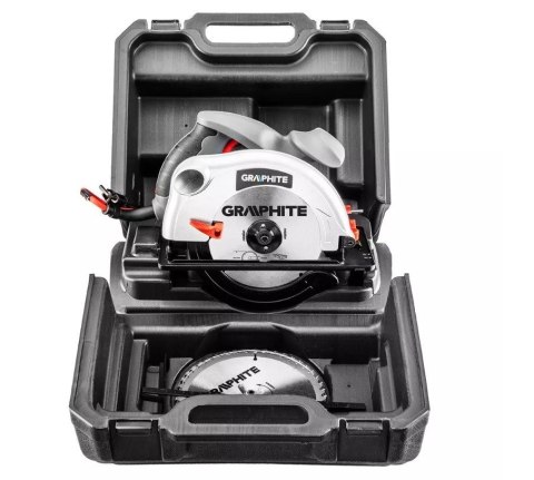 Pilarka tarczowa 1200W Graphite tarcza 185 mm z walizką Pilarka tarczowa 1200W Graphite tarcza 185 mm z walizką