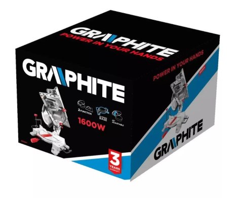 Pilarka uniwersalna 1600W Graphite tarcza 254mm Pilarka uniwersalna 1600W Graphite tarcza 254mm