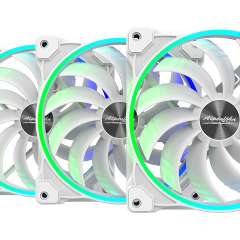 Wentylator Alpenfohn Wing Boost 3 ARGB 140mm 3 szt. Białe Wentylator Alpenfohn Wing Boost 3 ARGB 140mm 3 szt. Białe