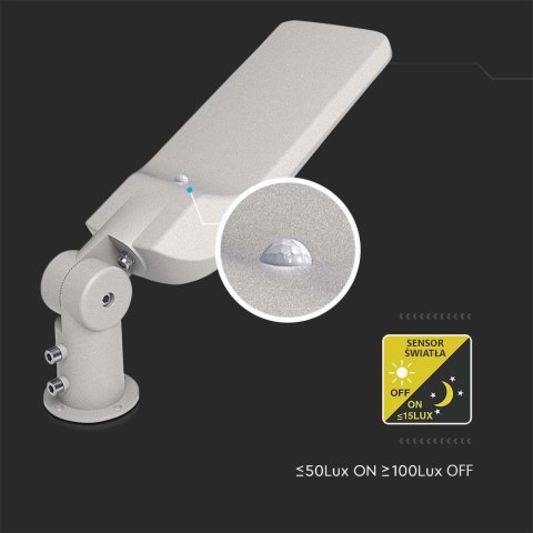 Oprawa Uliczna LED V-TAC SAMSUNG CHIP z regulacją i czujnikiem światła 150W 120Lm/W VT-169ST-S 4000K 16500lm 5 Lat Gwarancji Oprawa Uliczna LED V-TAC SAMSUNG CHIP z regulacją i czujnikiem światła 150W 120Lm/W VT-169ST-S 4000K 16500lm 5 Lat Gwarancji