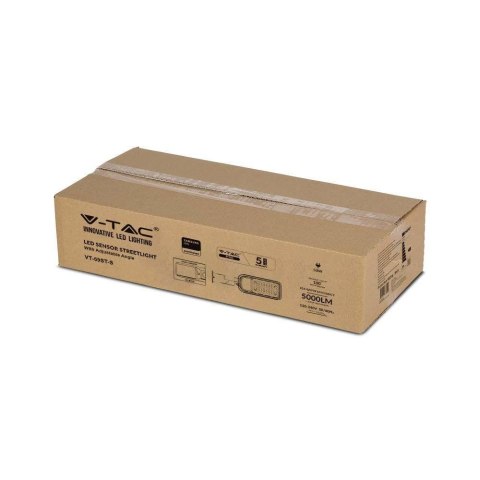 Oprawa Uliczna LED V-TAC SAMSUNG CHIP z regulacją i czujnikiem światła 50W 120Lm/W 6500K 5000lm 5 Lat Gwarancji Oprawa Uliczna LED V-TAC SAMSUNG CHIP z regulacją i czujnikiem światła 50W 120Lm/W 6500K 5000lm 5 Lat Gwarancji