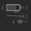 Oprawa V-TAC SKU20434 VT-139ST-S 4000K 100W 11000l