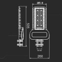 Oprawa V-TAC SKU21961 VT-104ST 6500K 100W 13500lm