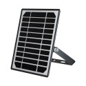 Projektor LED Solarny V-TAC 10W IP65, Pilot Timer, LiFePo 3.7V 6000mA Czarny VT-411 4000K 1500lm