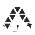PANEL LED NANOLEAF SHAPES TRIANGLES UB STARTER KIT 9PK