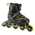 Łyżworolki NILS Extreme NA11008 czarno-żółte rozm. M (35-38)