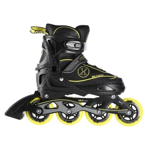 Łyżworolki NILS Extreme NA11008 czarno-żółte rozm. M (35-38) Łyżworolki NILS Extreme NA11008 czarno-żółte rozm. M (35-38)
