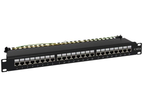 ALANTEC Patch panel 1U STP kat.6 24 porty LSA NAVI LED ALANTEC Patch panel 1U STP kat.6 24 porty LSA NAVI LED